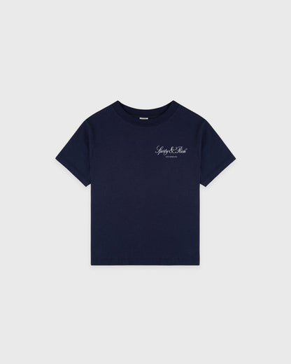 Sporty & Rich Vendome LA Kids T-Shirt - Dark Navy
