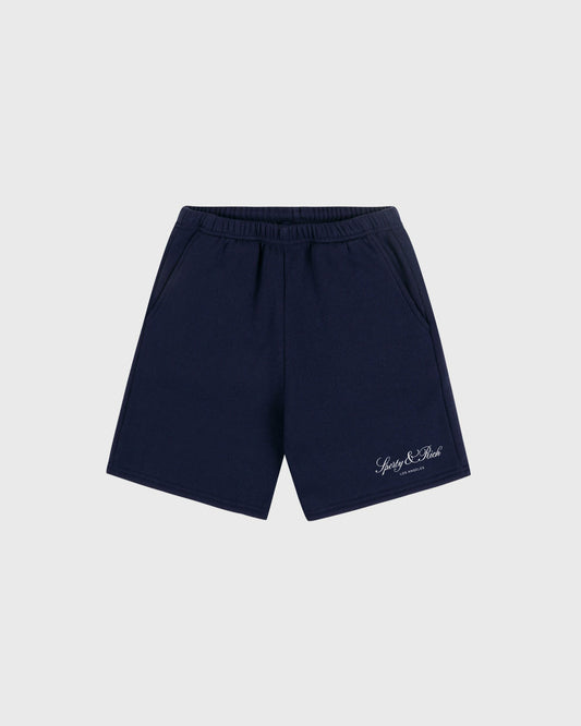 Sporty & Rich Vendome LA Kids Gym Short - Dark Navy