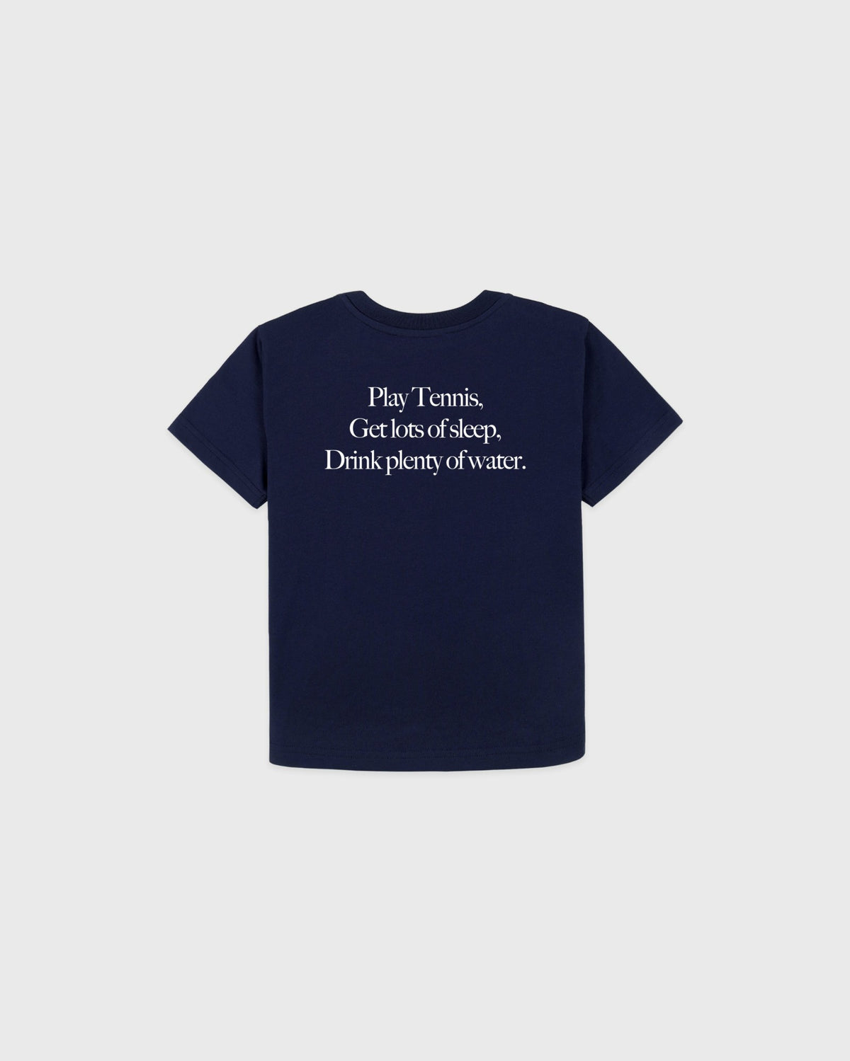 Sporty & Rich Play Tennis Kids T-Shirt - Dark Navy