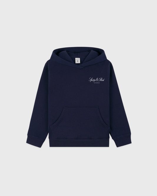 Sporty & Rich Syracuse Kids Hoodie - Dark Navy