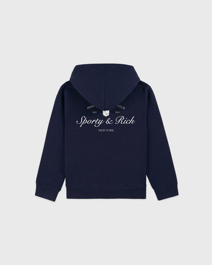 Sporty & Rich Syracuse Kids Hoodie - Dark Navy