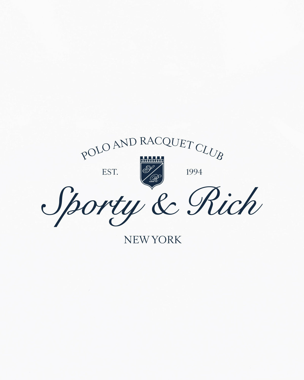 Sporty & Rich Syracuse Kids Crewneck - White