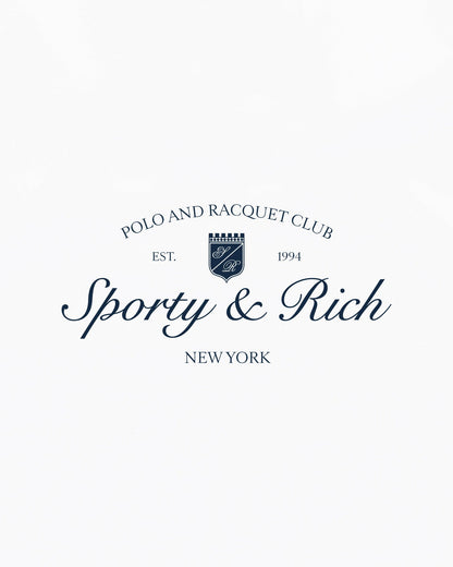 Sporty & Rich Syracuse Kids Crewneck - White
