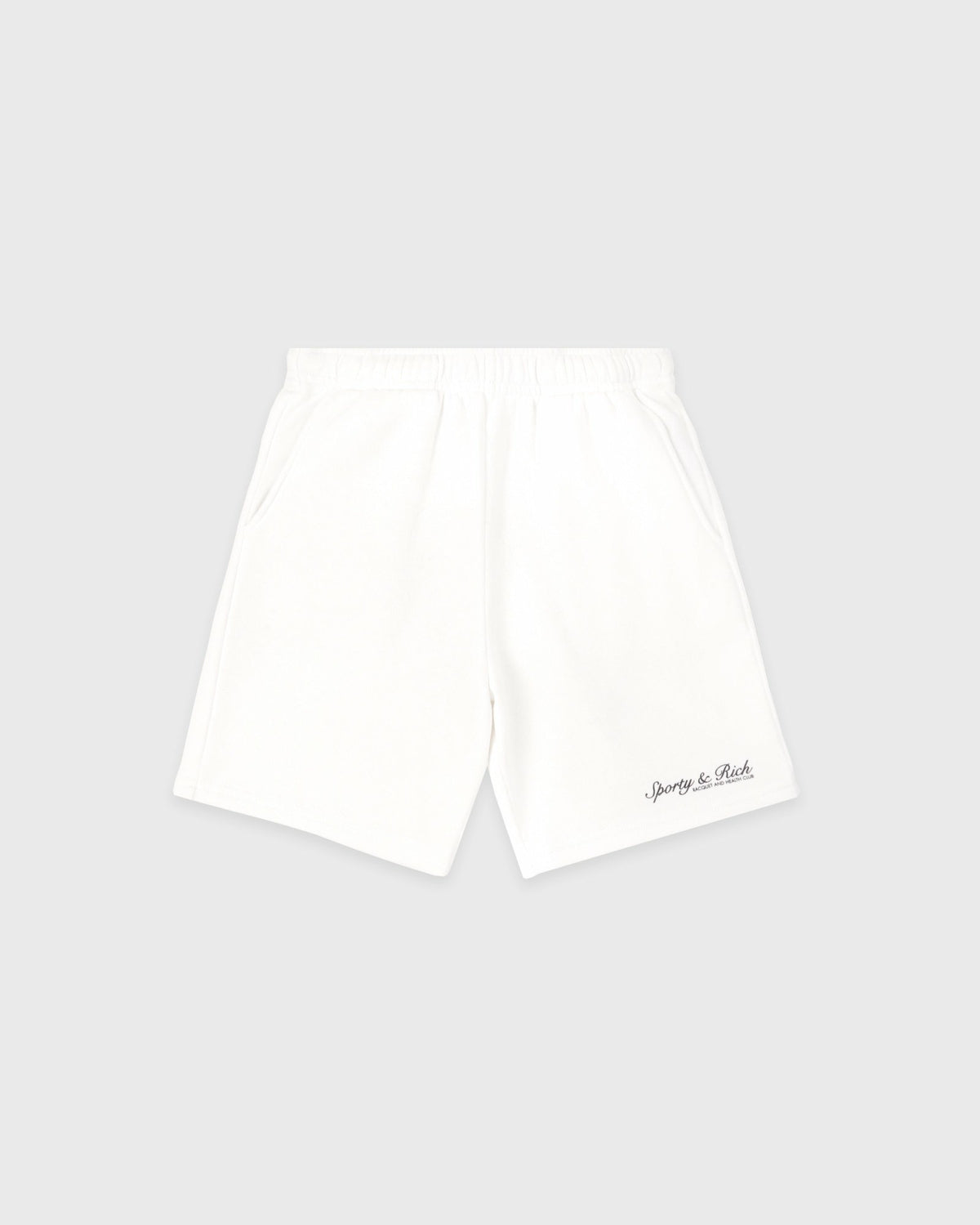 Sporty & Rich Syracuse Kids Gym Short - White