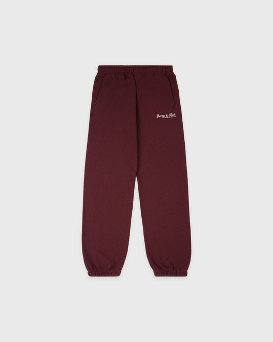 Sporty & Rich Syracuse Kids Sweatpant - Bordeaux