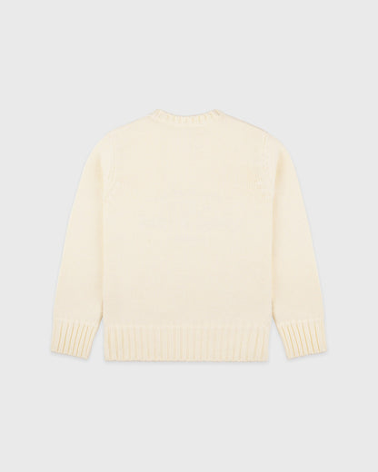 Sporty & Rich Syracuse Kids Knitted Sweater - Ecru