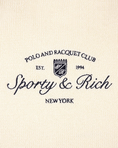 Sporty & Rich Syracuse Kids Knitted Sweater - Ecru