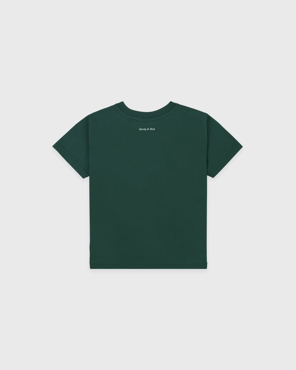 Sporty & Rich Be Nice Kids T-Shirt - Forest/White