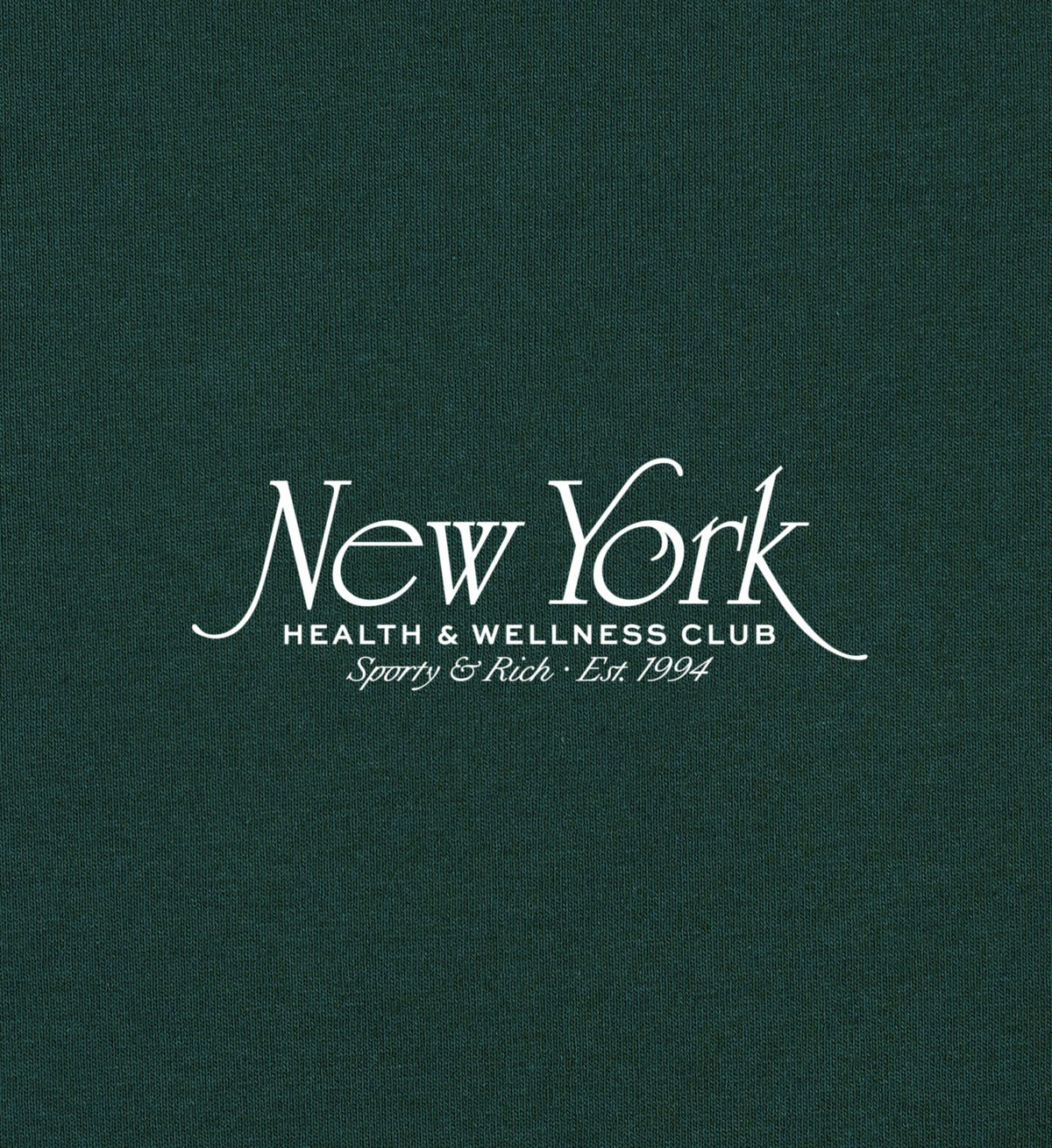 Sporty & Rich NY 94 Kids Crewneck - Forest/White