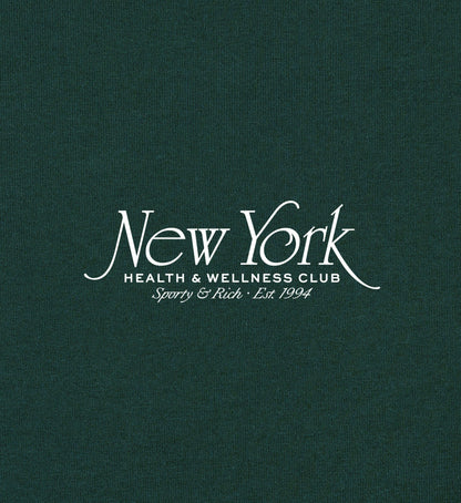 Sporty & Rich NY 94 Kids Crewneck - Forest/White