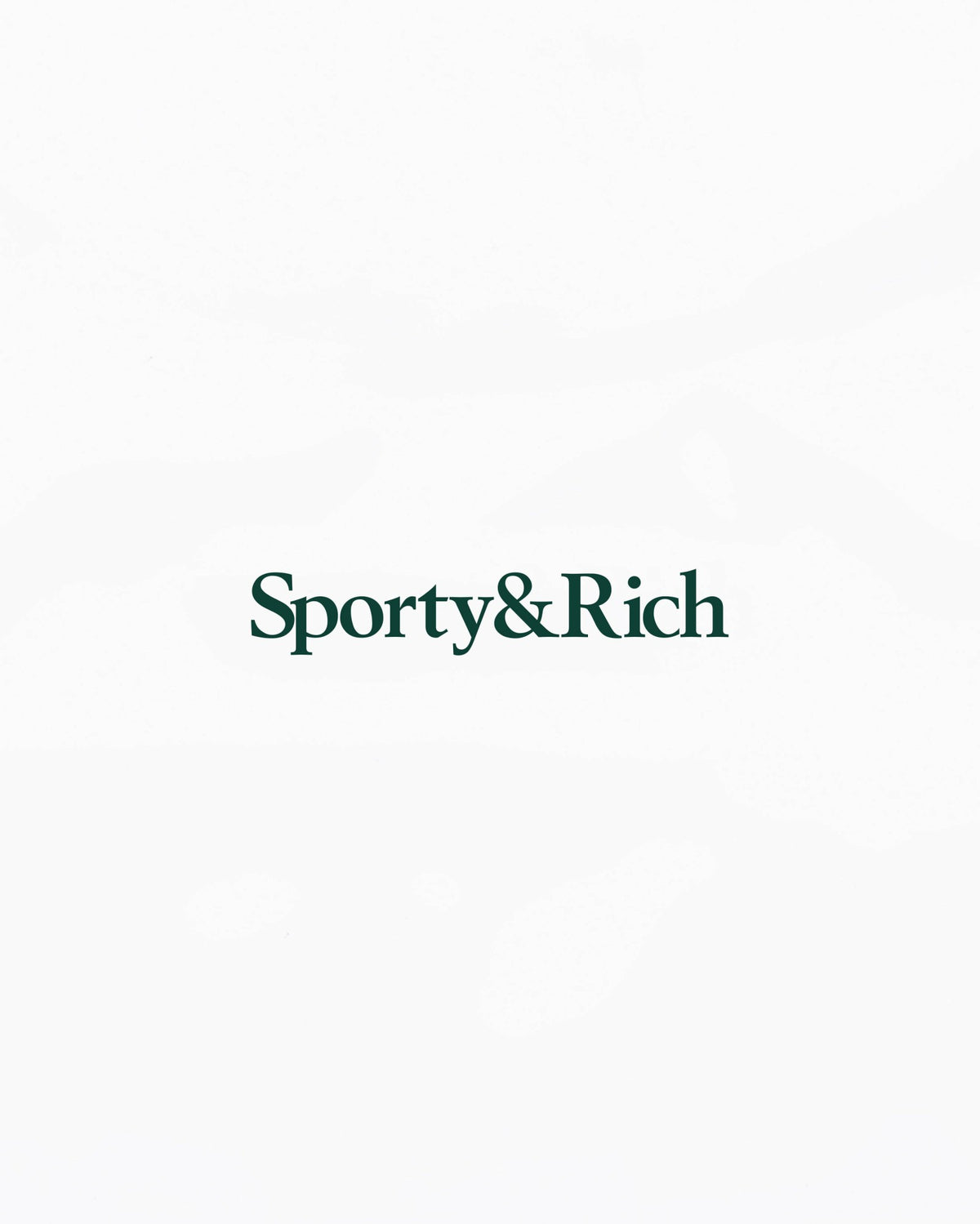 Sporty & Rich Drink More Water Kids Crewneck - White/Forest