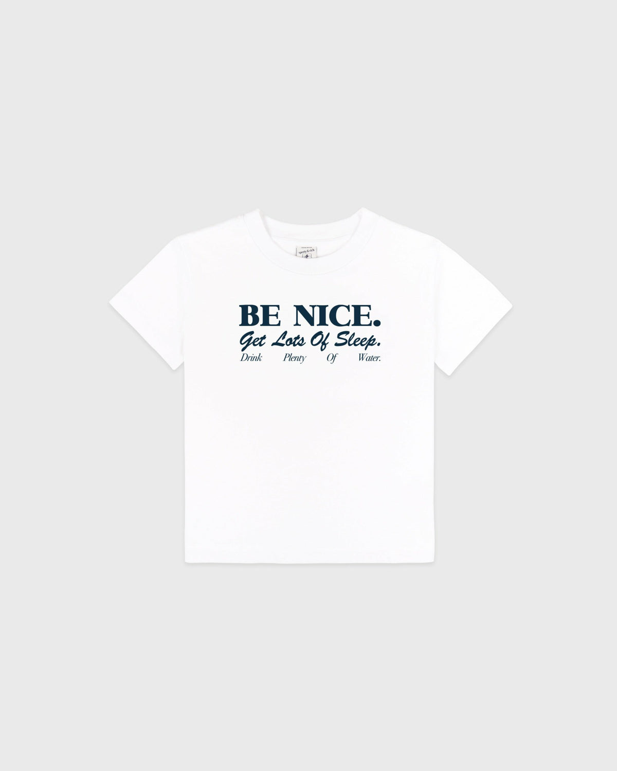 Sporty & Rich Be Nice Kids T-Shirt - White