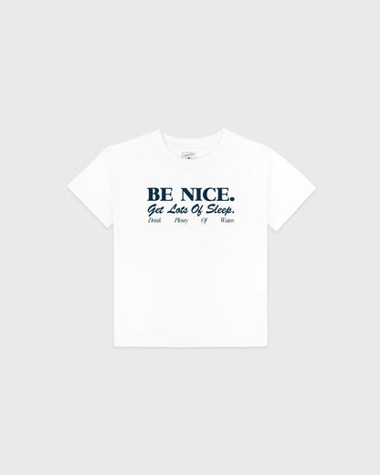 Sporty & Rich Be Nice Kids T-Shirt - White