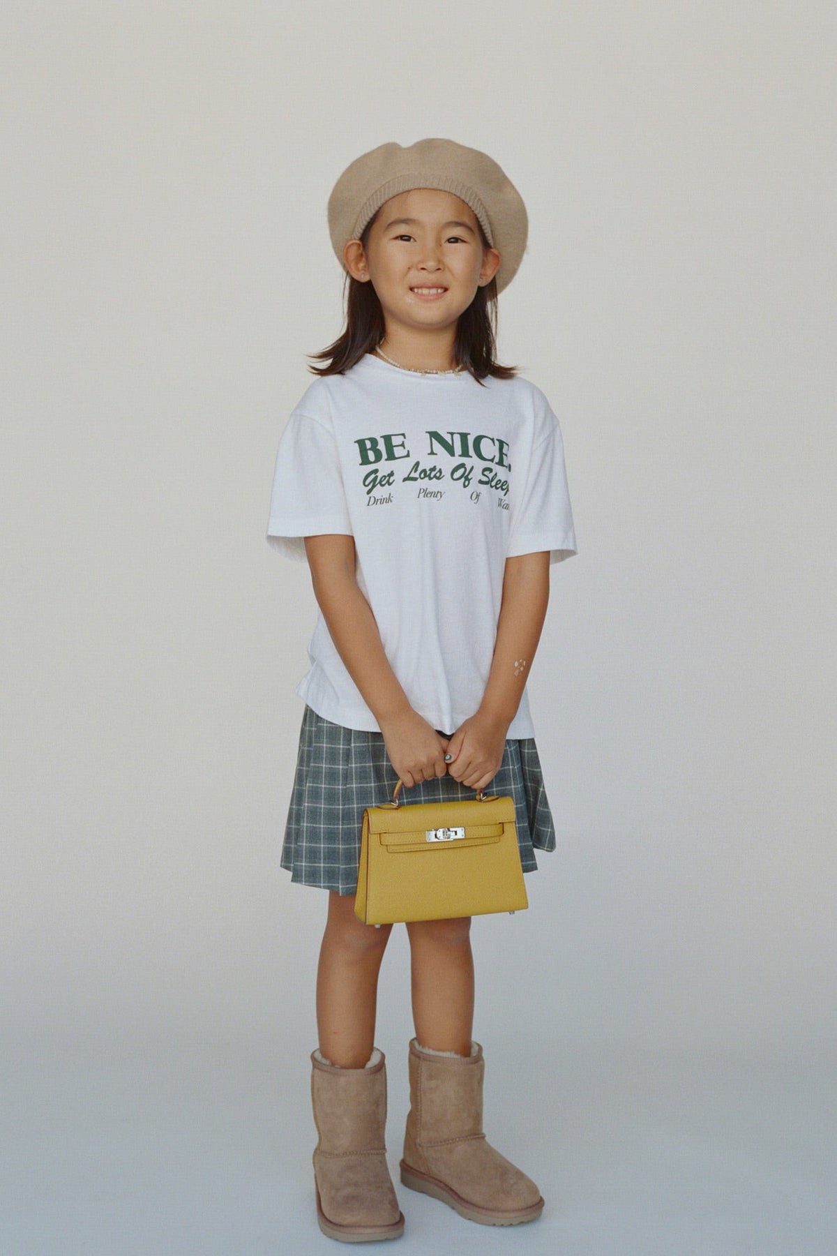 Sporty & Rich Be Nice Kids T-Shirt - White