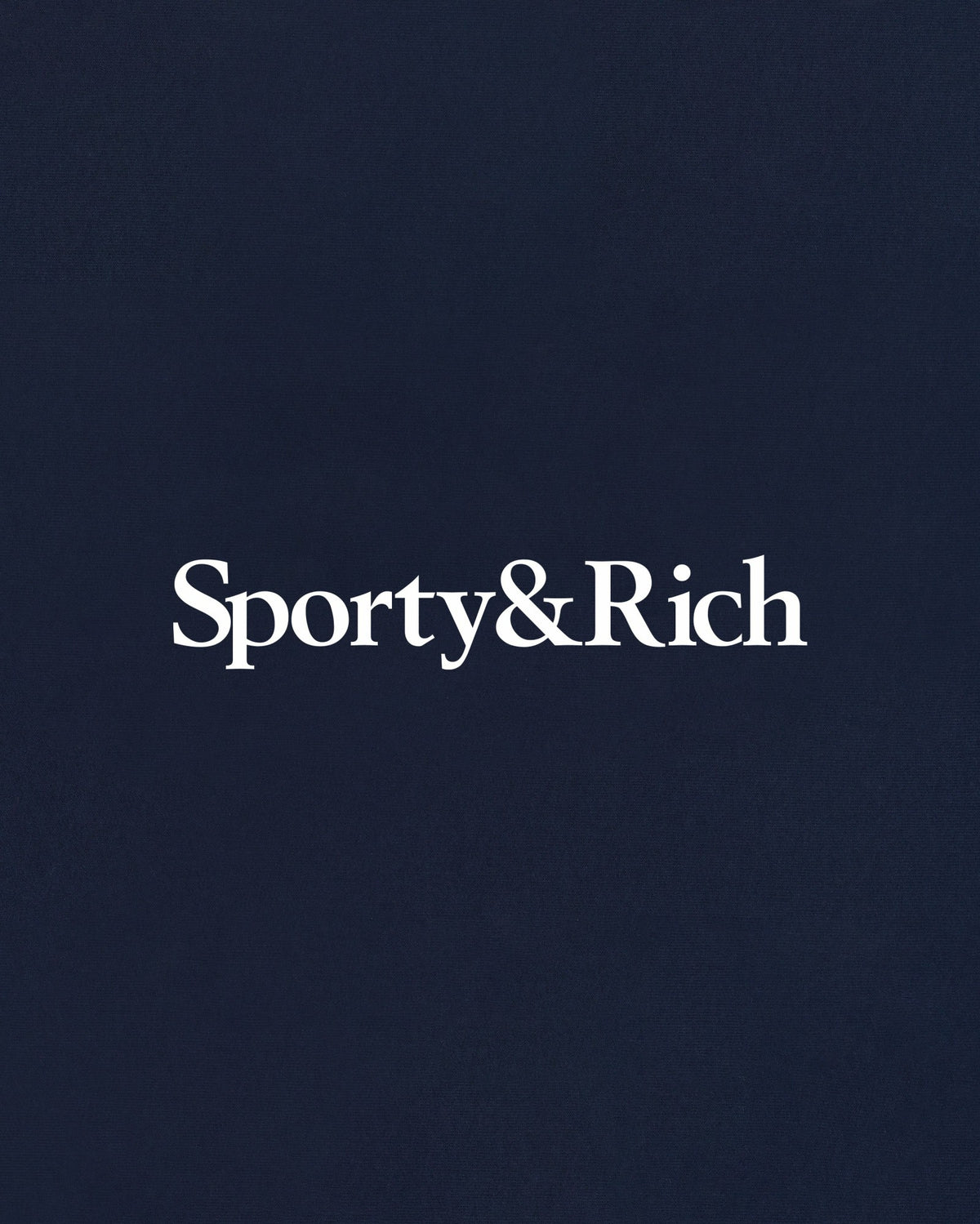 Sporty & Rich Serif Logo Kids Sweatpant - Dark Navy/White