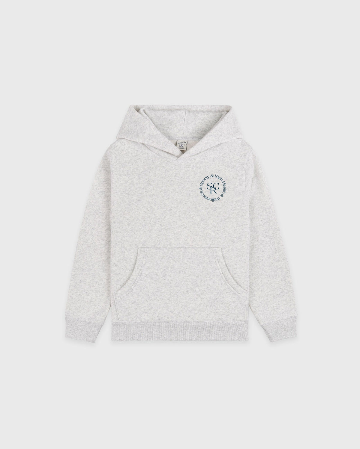 Sporty & Rich SRHWC Kids Hoodie - Heather Gray/Navy