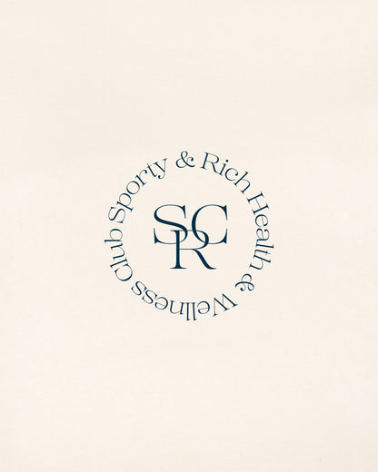 Sporty & Rich SRHWC Kids Hoodie - Cream/Navy