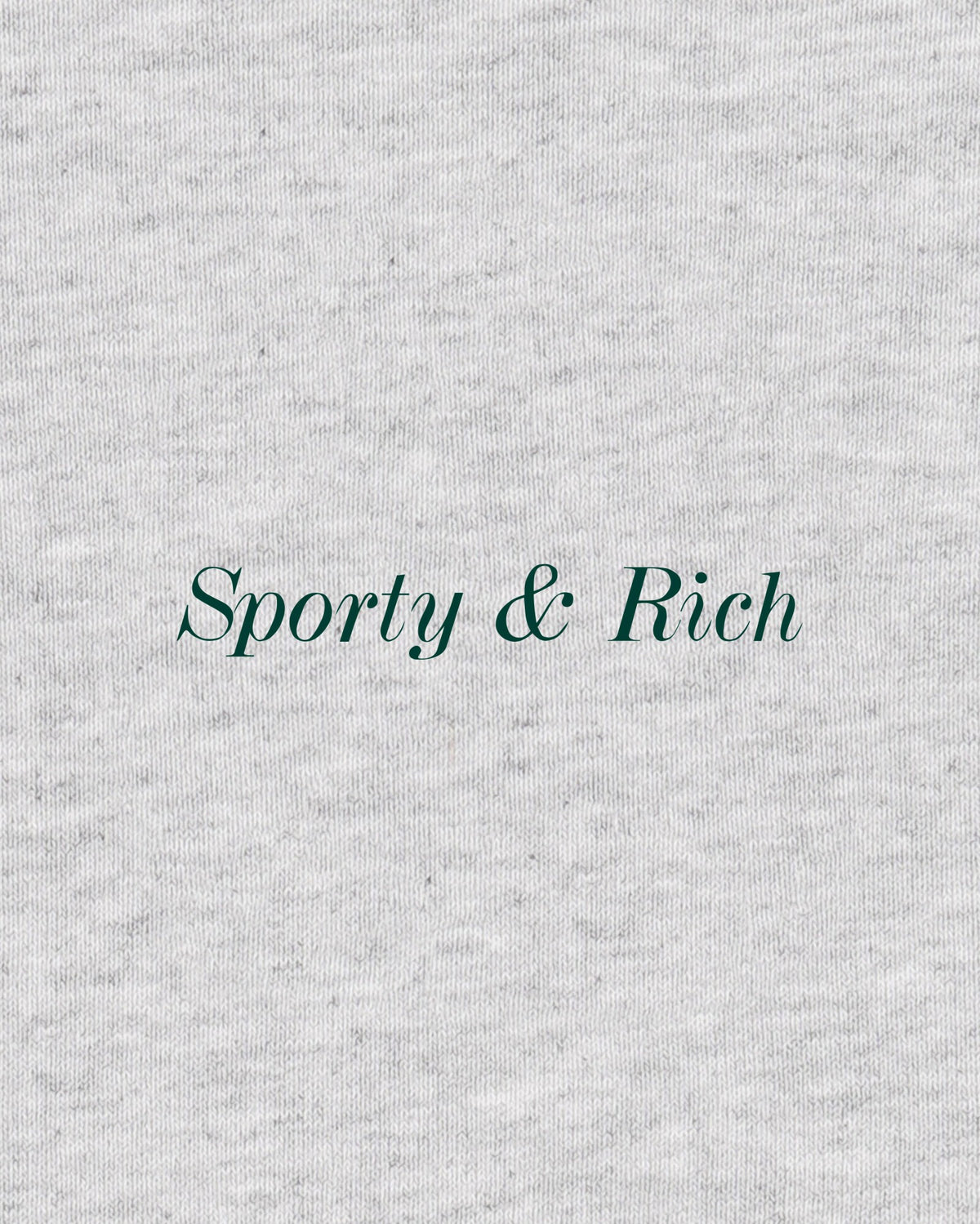 Sporty & Rich Be Nice Kids T-Shirt - Heather Gray/Forest