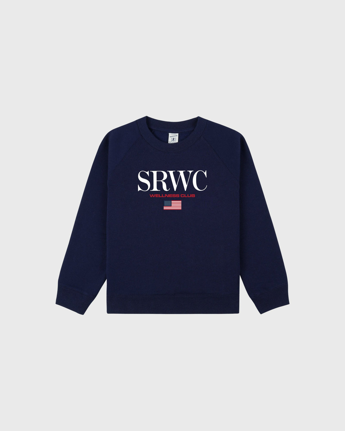 Sporty & Rich Nautical Kids Crewneck - Navy/White/Ruby