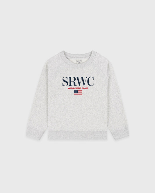 Sporty & Rich Nautical Kids Crewneck - Heather Gray