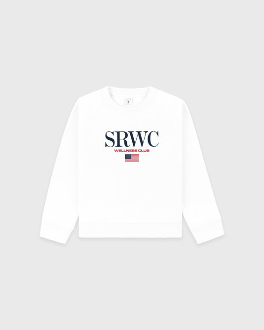 Sporty & Rich Nautical Kids Crewneck - White