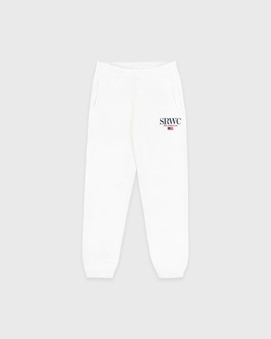 Sporty & Rich Nautical Kids Sweatpant - White