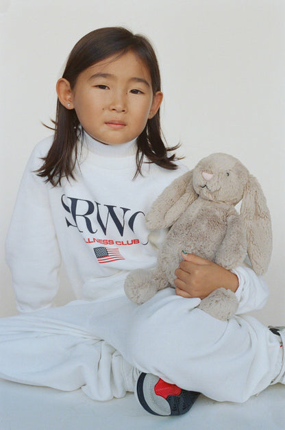 Sporty & Rich Nautical Kids Sweatpant - White