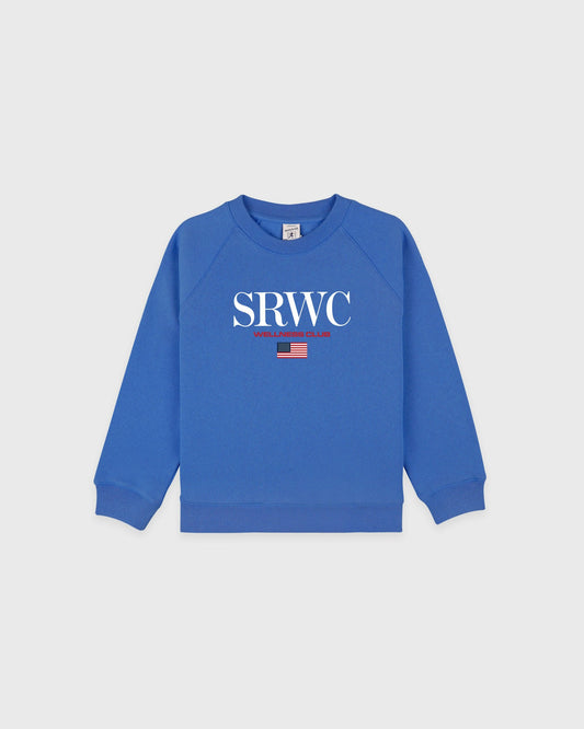 Sporty & Rich Nautical Kids Crewneck - Team Blue
