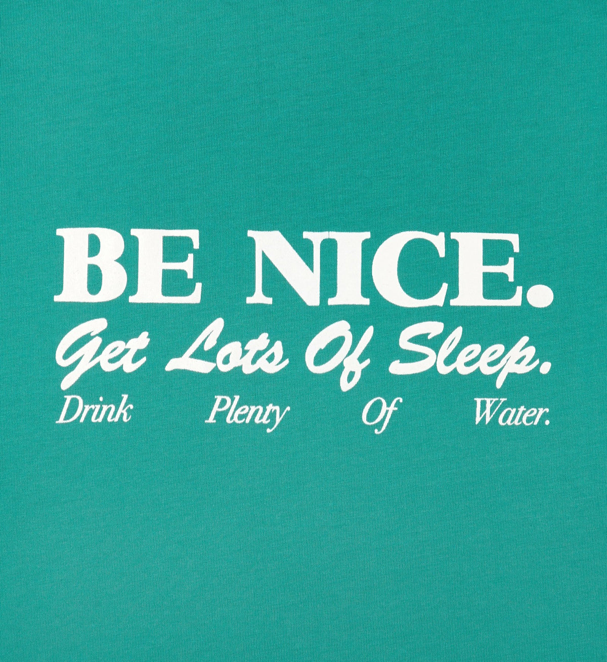 Sporty & Rich Be Nice Kids T-Shirt - Spring Green