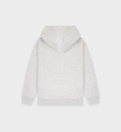 Sporty & Rich Emblem Kids Hoodie - Heather Gray/Navy