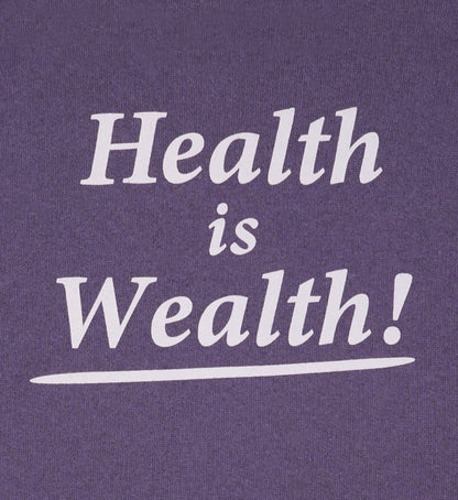 Sporty & Rich Health is Wealth Kids Hoodie - Dusty Grape