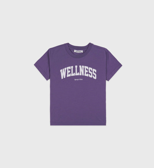 Sporty & Rich Wellness Ivy Kids T-Shirt - Dusty Grape
