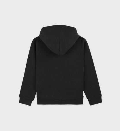 Sporty & Rich California Kids Hoodie - Faded Black/Spring Green