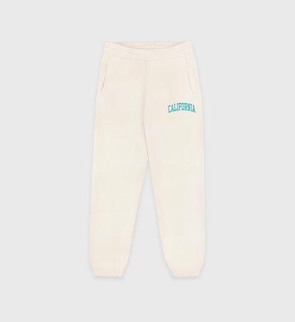 Sporty & Rich California Kids Sweatpant - Cream/Spring Green