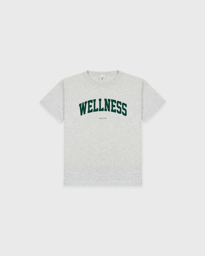 Sporty & Rich Wellness Ivy Kids T-Shirt - Heather Gray/Forest