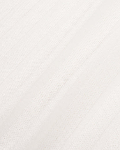Sporty & Rich SRC Ribbed Polo - Ecru/Navy