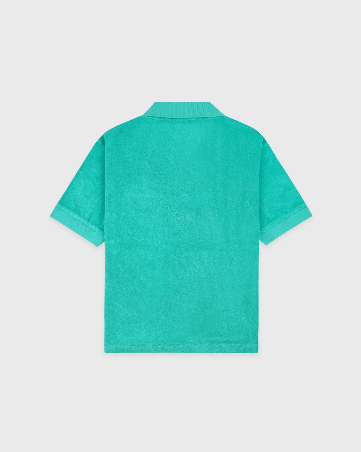 Sporty & Rich Signature Logo Terry Polo - Amalfi Green/White