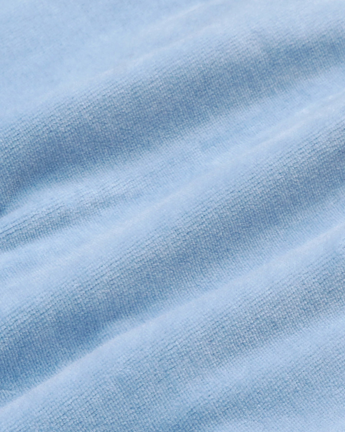 Sporty & Rich Juicy Script Velour Short - Sky Blue