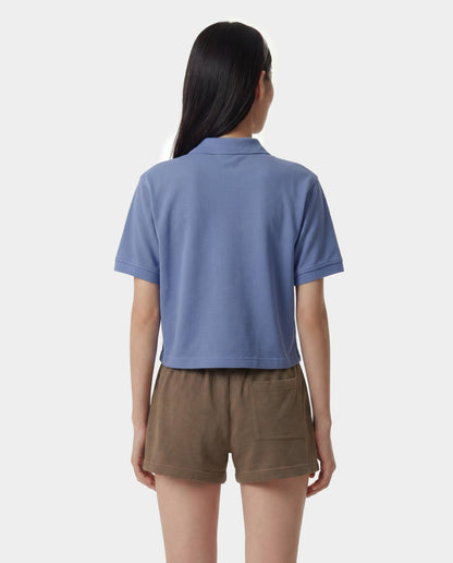 Sporty & Rich NY Crest Pique Polo - Softee