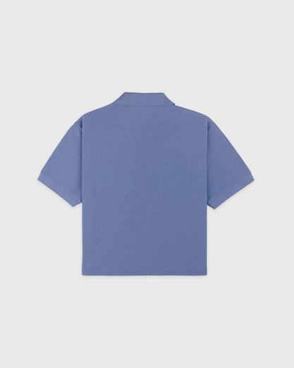 Sporty & Rich NY Crest Pique Polo - Softee