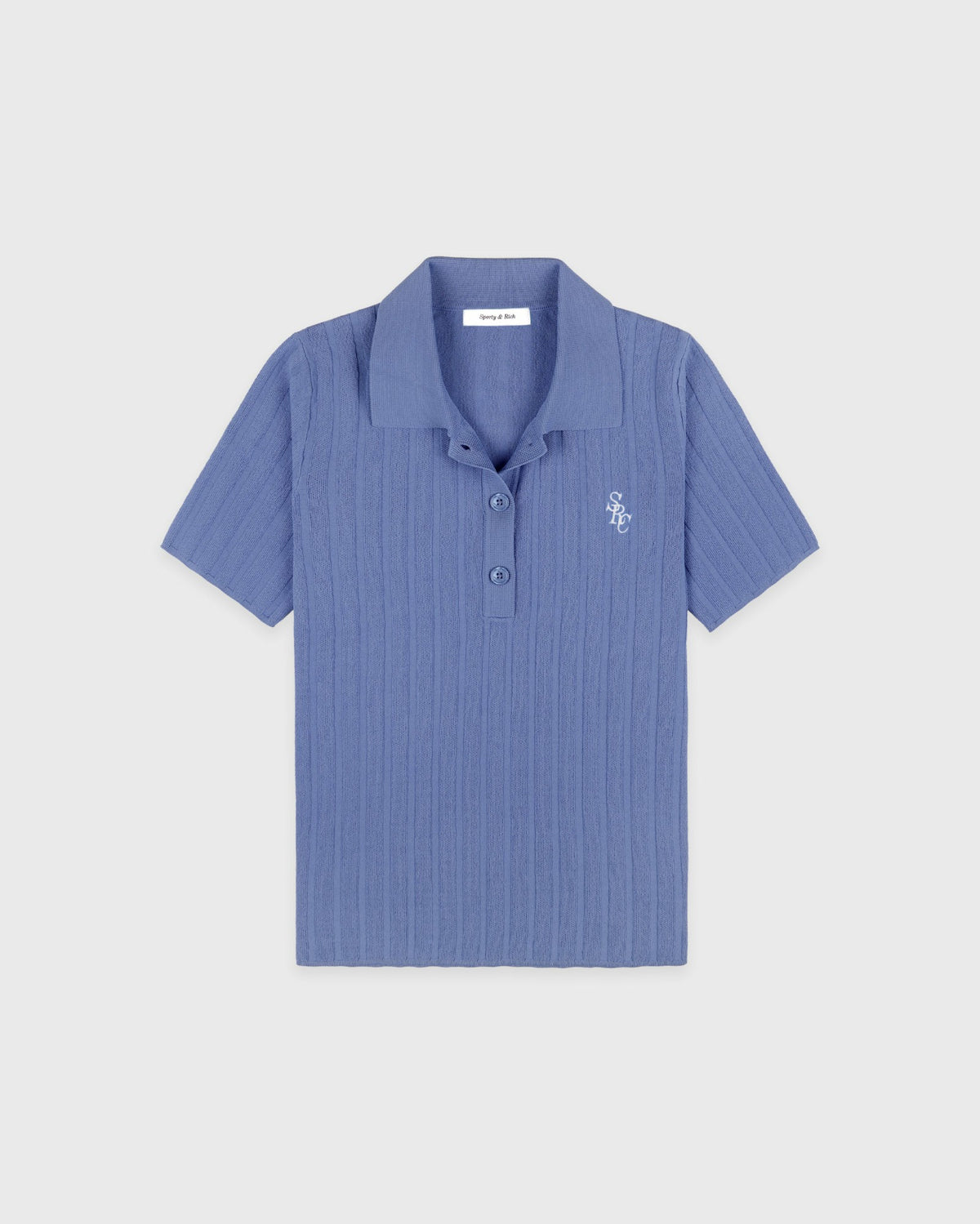 Sporty & Rich SRC Ribbed Polo - Softee