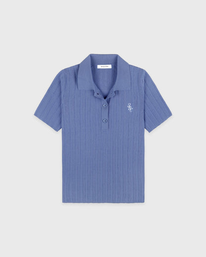 Sporty & Rich SRC Ribbed Polo - Softee