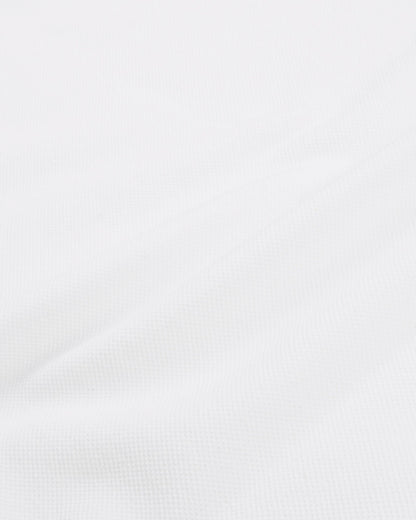 Sporty & Rich NY Crest Pique Polo - White