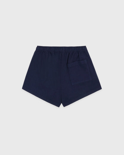 Sporty & Rich NY Crest Embroidered Disco Short - Dark Navy