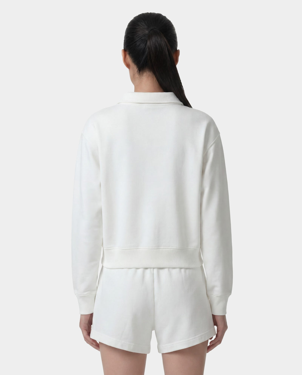 Sporty & Rich NY Crest Embroidered Polo - White