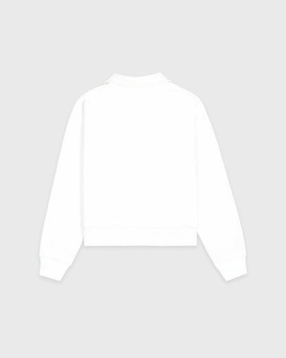 Sporty & Rich NY Crest Embroidered Polo - White