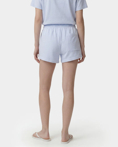 Sporty & Rich NY Crest Disco Short - Ciel