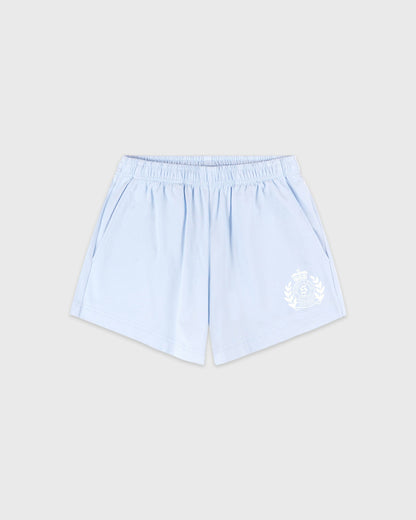 Sporty & Rich NY Crest Disco Short - Ciel