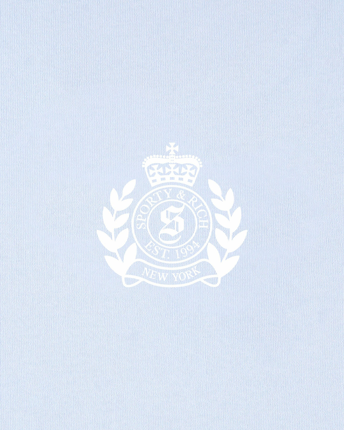 Sporty & Rich NY Crest Disco Short - Ciel