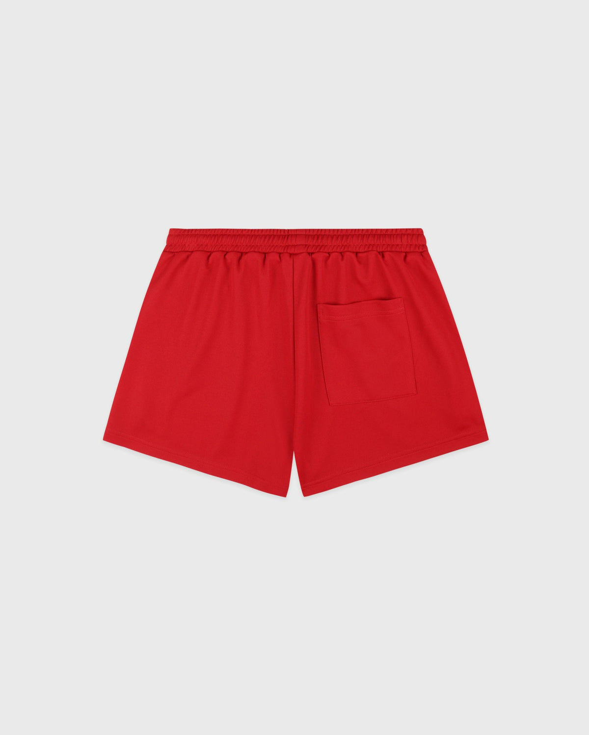 Sporty & Rich Signature Logo Retro Track Short - Ruby